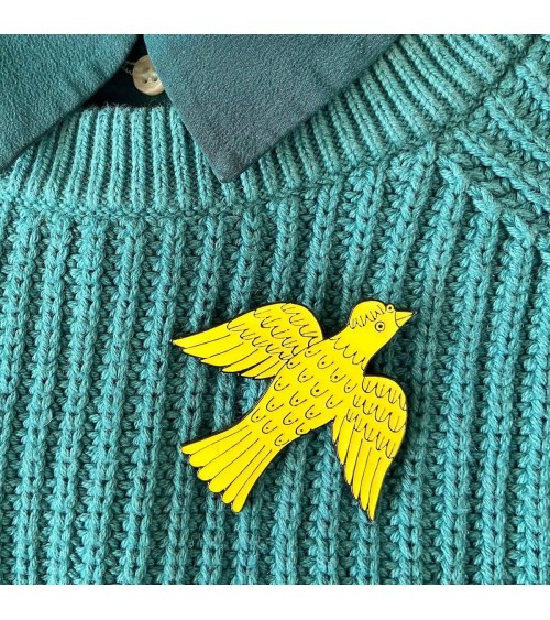 Bird Enamel Pin Lush Designs broches and pins hat pin badges collectible