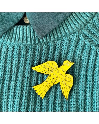 Bird Enamel Pin Lush Designs broches and pins hat pin badges collectible