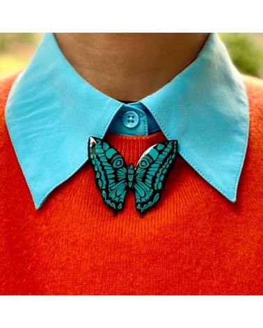 Spilla Farfalla Lush Designs spiritose spille colorate particolari eleganti donna da giacca uomo