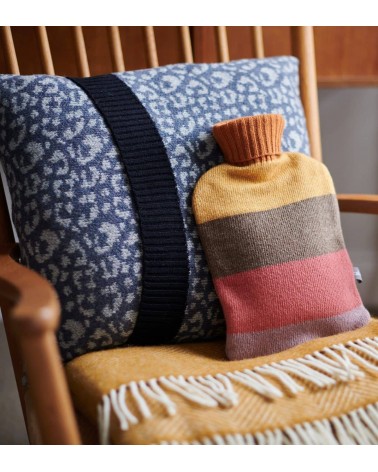 Mustard & Coral Block - Hot water bottle with wool cover Catherine Tough bag long rechargeable luxury cute