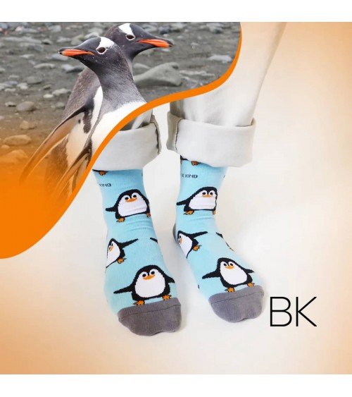 Sauvez les pingouins - Chaussettes en bambou Bare Kind jolies pour femme originales pour homme chausset rigolotes drole Suisse