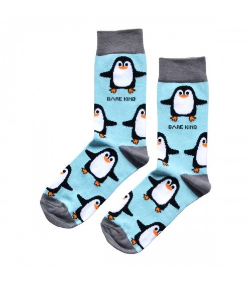 Sauvez les pingouins - Chaussettes en bambou Bare Kind jolies pour femme originales pour homme chausset rigolotes drole Suisse