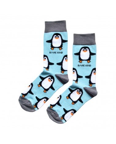 Sauvez les pingouins - Chaussettes en bambou Bare Kind jolies pour femme originales pour homme chausset rigolotes drole Suisse