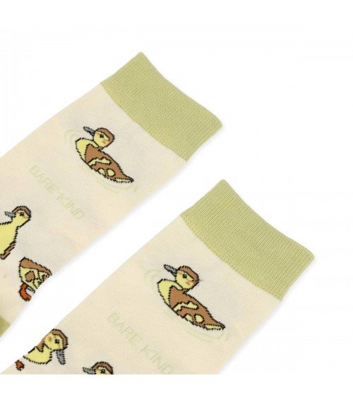 Sauvez les canetons - Chaussettes en bambou Bare Kind jolies pour femme originales pour homme chausset rigolotes drole Suisse