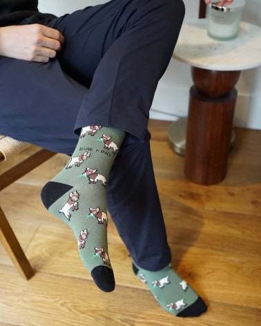 Save the Goats - Bamboo Socks Bare Kind funny crazy cute cool best pop socks for women men