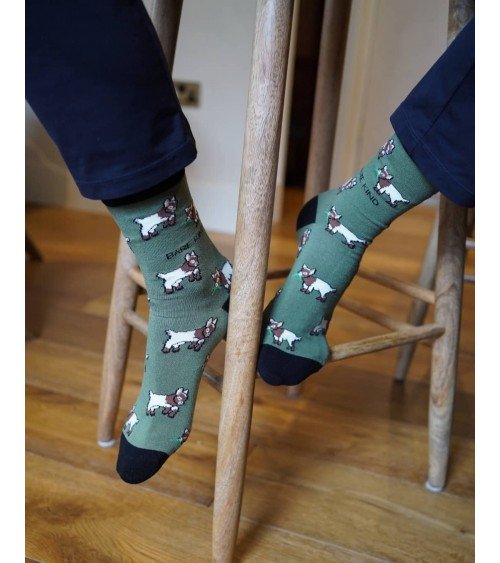 Sauvez les chèvres - Chaussettes en bambou Bare Kind jolies pour femme originales pour homme chausset rigolotes drole Suisse