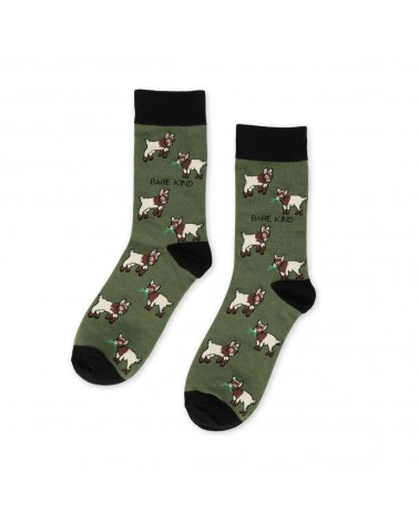 Rettet die Ziegen - Bambus Socken Bare Kind socke kuschelsocken für damen lustig herren farbige coole socken