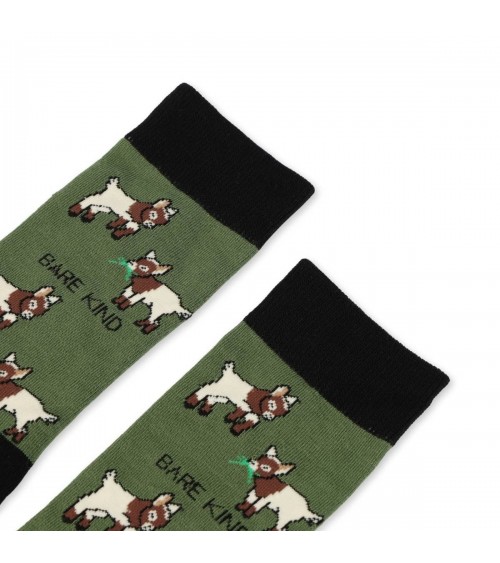 Rettet die Ziegen - Bambus Socken Bare Kind socke kuschelsocken für damen lustig herren farbige coole socken
