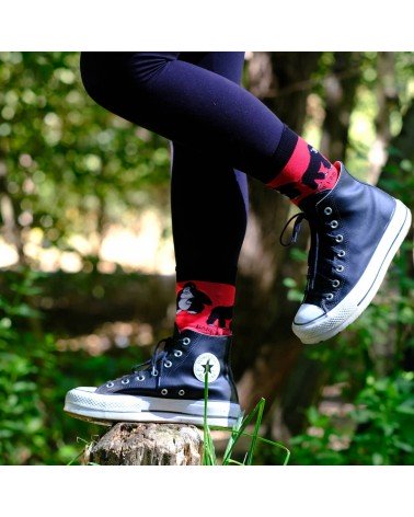 Sauvez les gorilles - Chaussettes en bambou Bare Kind jolies pour femme originales pour homme chausset rigolotes drole Suisse
