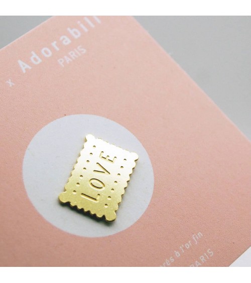 Kleine Butterkekse Love - Pin Anstecker Adorabili Paris Anstecknadel Ansteckpins pins anstecknadeln kaufen