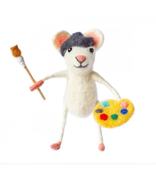 Künstler Maus - Deko Objekt Sew Heart Felt schöne deko schweiz kaufen