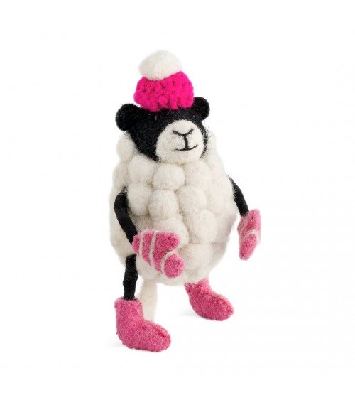 Wilma - Schaf aus Filz - Deko-Objekt Sew Heart Felt schöne deko schweiz kaufen