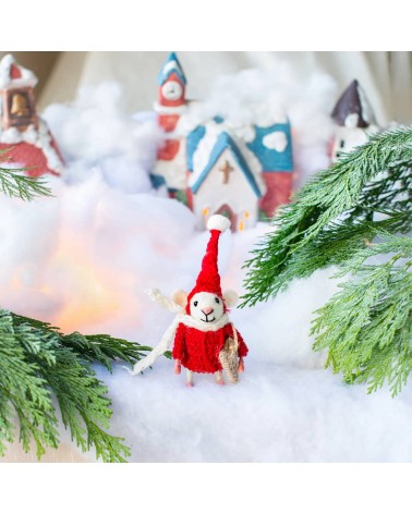 Weihnachtsmann Maus - Weihnachtsdeko Sew Heart Felt Weihnachtsdekoration kaufen Weihnachtsbaum Deko Ideen 2024 Trend Deko zu ...