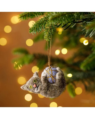 Cordelia – Katze mit Wollknäuel - Weihnachtsdeko Sew Heart Felt Weihnachtsdekoration kaufen Weihnachtsbaum Deko Ideen 2024 Tr...