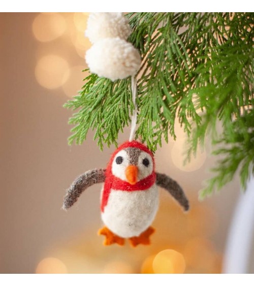Paul le pingouin - Décoration de Noël Sew Heart Felt decoration noel decor déco de noel 2024 maison fait main