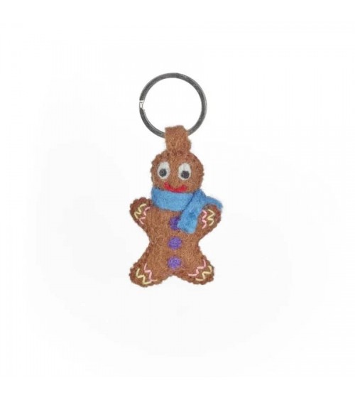 Lebkuchenmann - Filz Weihnachts Schlüsselanhänger Felt so good geschenkidee schweiz kaufen