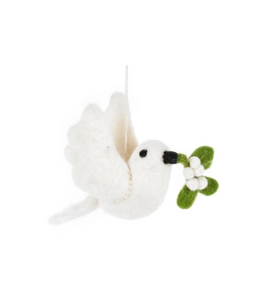 Taube mit Mistelzweig - Weihnachtsdeko Felt so good Weihnachtsdekoration kaufen Weihnachtsbaum Deko Ideen 2024 Trend Deko zu ...