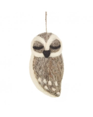 Grey owl - Christmas Tree Decoration Felt so good 2024 christmas decorations xmas tree decorations