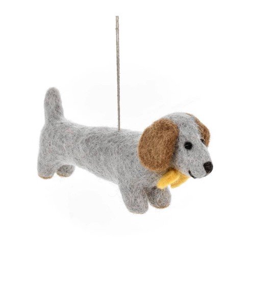 Dapper Dachshund - Christmas Tree Decoration Felt so good 2024 christmas decorations xmas tree decorations