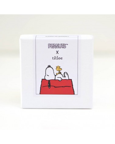 Snoopy Skate - Spilla dorata con oro fino Titlee spiritose spille colorate particolari eleganti donna da giacca uomo