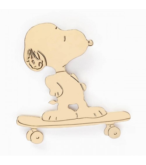 Snoopy Skate - Gold plated pin Titlee broches and pins hat pin badges collectible
