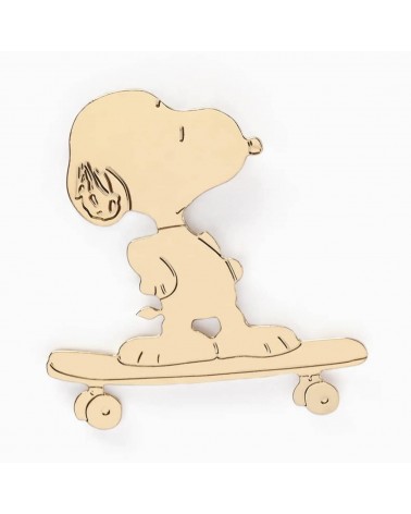 Snoopy Skate – Pin Anstecker aus Feingold Titlee Anstecknadel Ansteckpins pins anstecknadeln kaufen