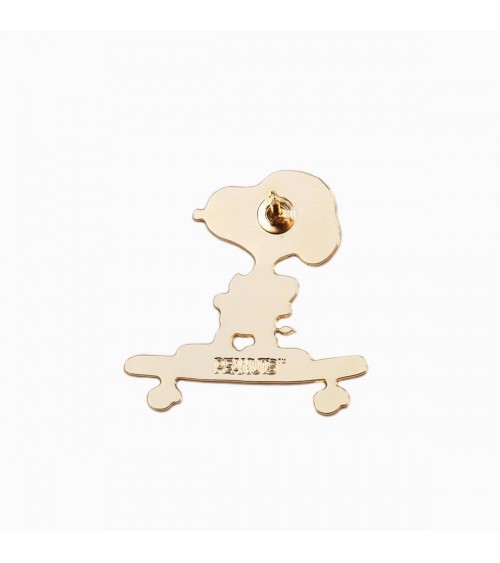 Snoopy Skate – Pin Anstecker aus Feingold Titlee Anstecknadel Ansteckpins pins anstecknadeln kaufen