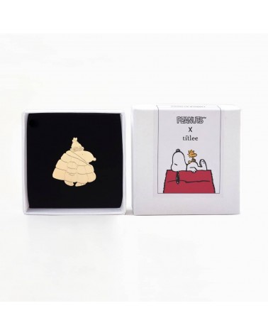 Snoopy Daunenjacke – Pin Anstecker aus Feingold Titlee Anstecknadel Ansteckpins pins anstecknadeln kaufen