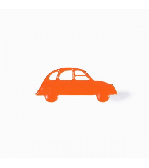 Pin Anstecker 2CV Dolly Orange – Anstecknadel vergoldet Titlee Anstecknadel Ansteckpins pins anstecknadeln kaufen