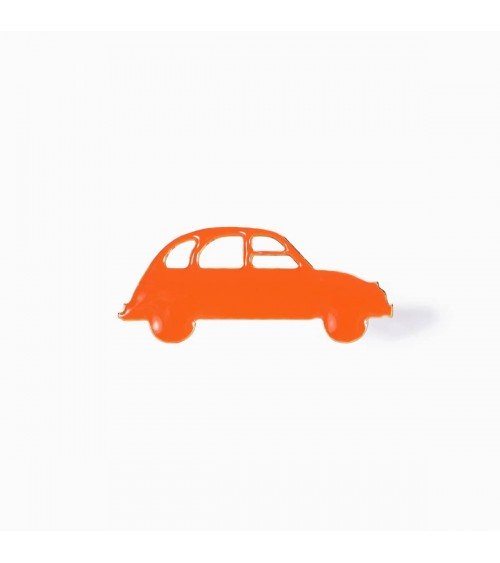 Pin Anstecker 2CV Dolly Orange – Anstecknadel vergoldet Titlee Anstecknadel Ansteckpins pins anstecknadeln kaufen