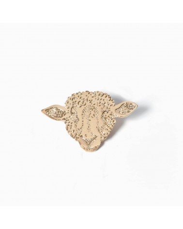 Nigel brooch - Gold-plated brass sheep pin Titlee broches and pins hat pin badges collectible