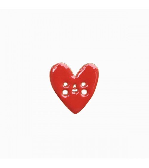 Pin Anstecker Heart x Suzy Ultman - Anstecknadel Herz Mohnblumenrot Titlee Anstecknadel Ansteckpins pins anstecknadeln kaufen