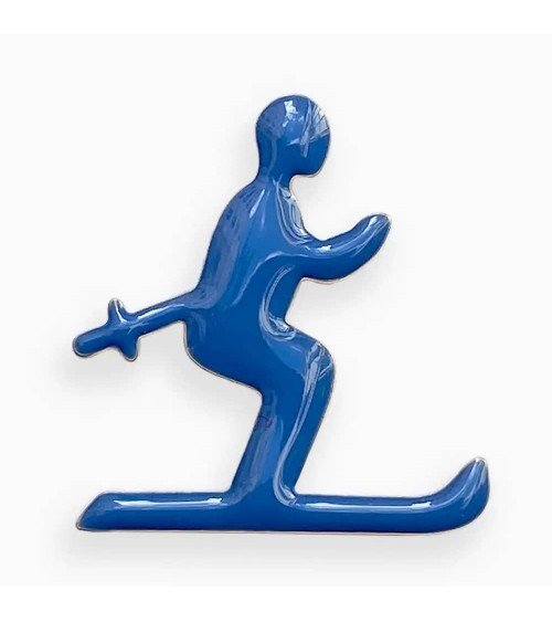 Pin Anstecker Mitch – Anstecknadel Skifahrer Blau Titlee Anstecknadel Ansteckpins pins anstecknadeln kaufen