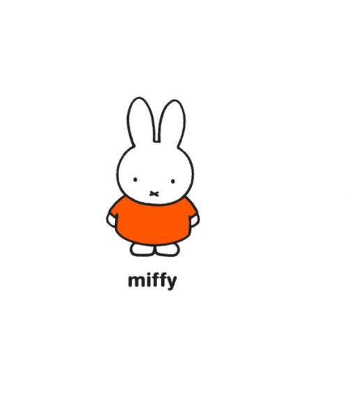 Spilla Coniglio Miffy arancione x Miffy - Spilla dorata con oro fino Titlee spiritose spille colorate particolari eleganti do...