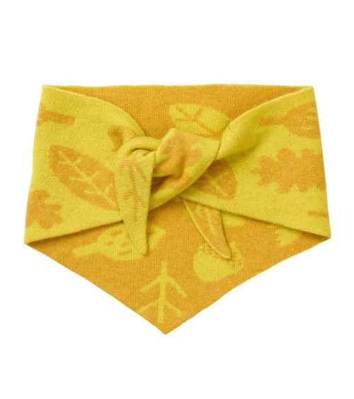Foulard reversibile, Sciarpa triangolare in lana - Sprig Giallo Donna Wilson sciarpa inglese per donna da uomo per donna scia...
