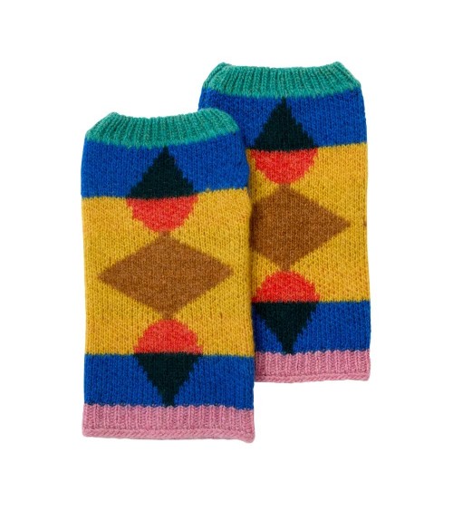 Muffole in lana, guanti senza dita - vetro colorato Donna Wilson idea regalo svizzera