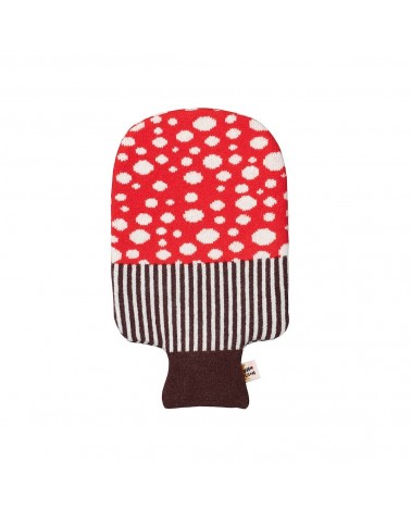 Hot water bottle and knitted wool cover - Mushroom Donna Wilson best luxury cool nice cute portable