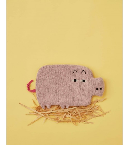 Bouillotte eau chaude rigolote - Design Cochon Rose Donna Wilson longue originale haut de gamme luxe