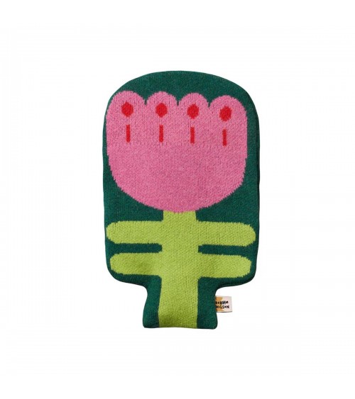 Hot water bottle and knitted wool cover - Flower Donna Wilson best luxury cool nice cute portable