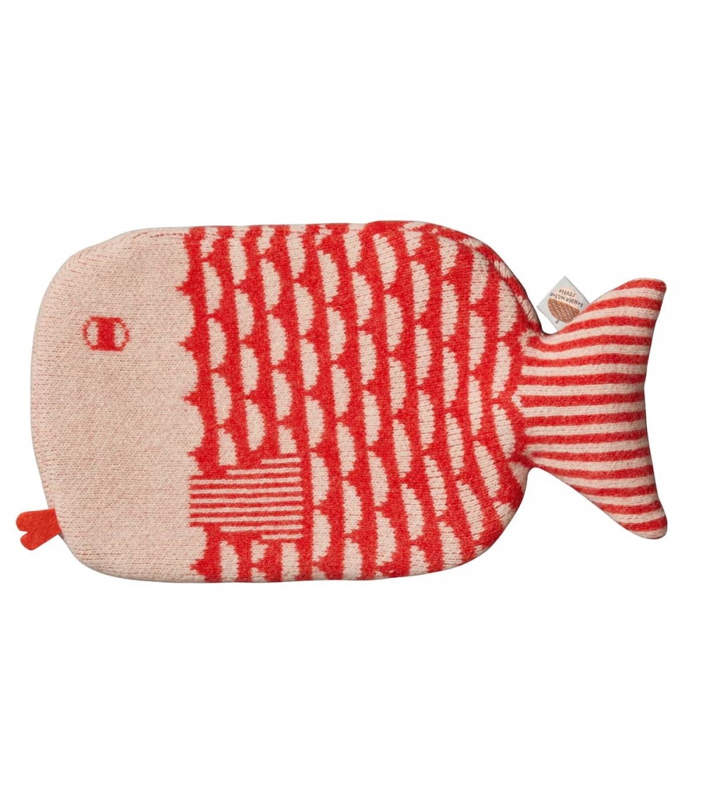 Bouillotte eau chaude originale - Design Poisson Orange Donna Wilson longue originale haut de gamme luxe