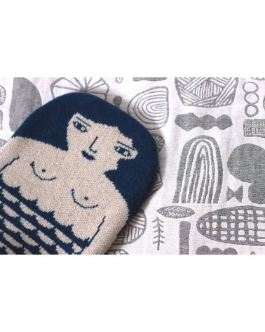Hot water bottle and knitted wool cover - Mermaid Donna Wilson best luxury cool nice cute portable