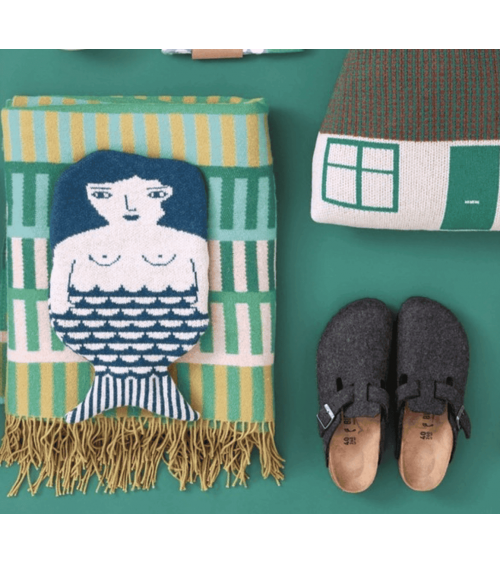 Borsa per acqua calda con fodera in lana - Sirena Donna Wilson simpatiche divertente migliore