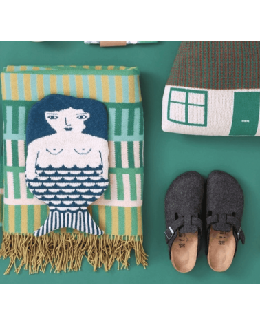 Hot water bottle and knitted wool cover - Mermaid Donna Wilson best luxury cool nice cute portable
