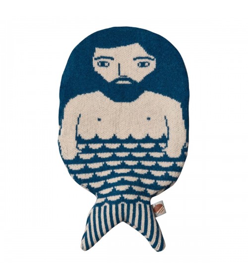Hot water bottle and knitted wool cover - Merman Donna Wilson best luxury cool nice cute portable
