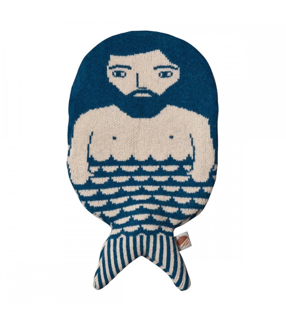 Hot water bottle and knitted wool cover - Merman Donna Wilson best luxury cool nice cute portable