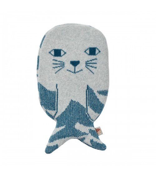 Cute hot water bottle and knitted wool cover - Seal Donna Wilson best luxury cool nice cute portable