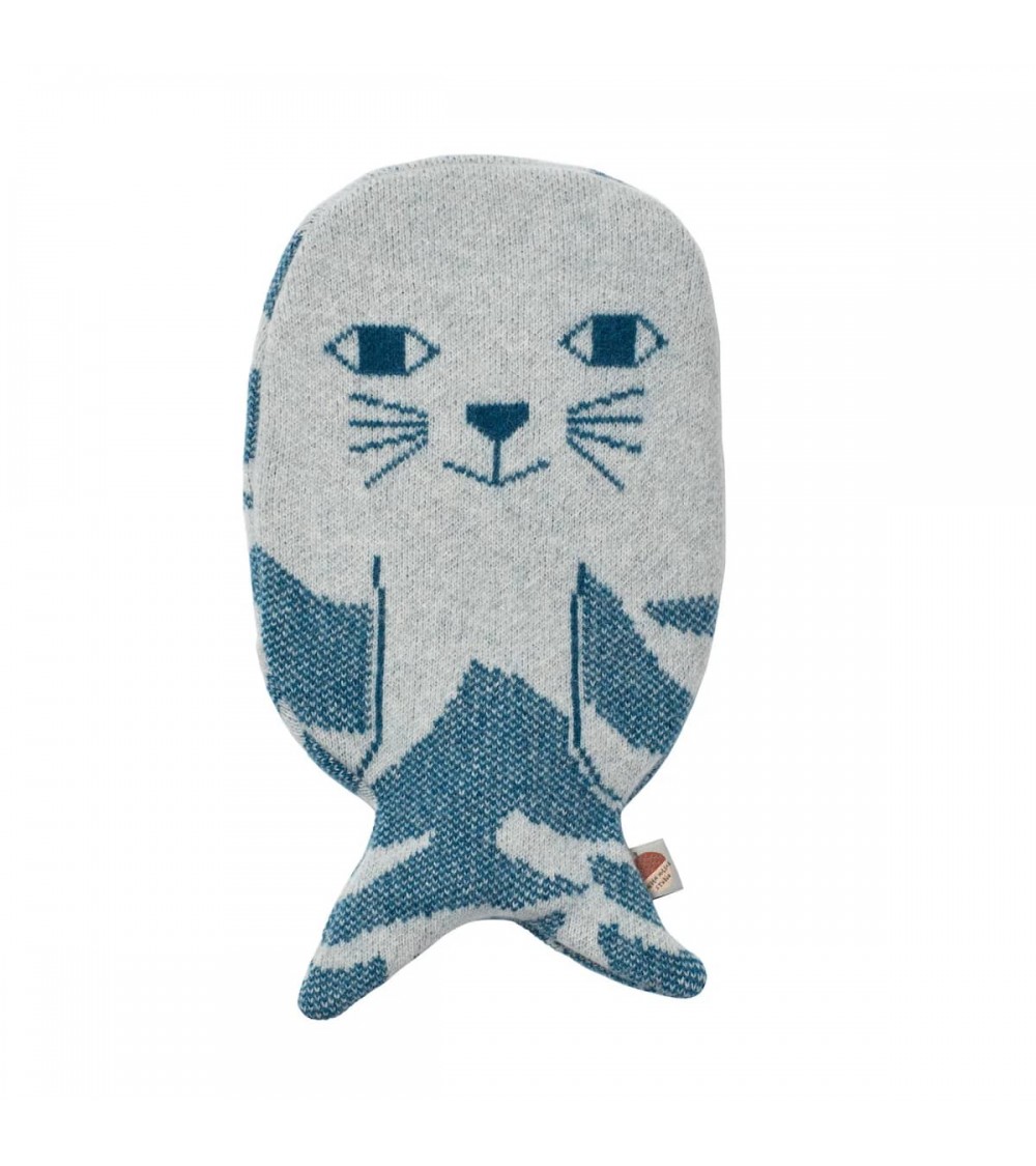 Cute hot water bottle and knitted wool cover - Seal Donna Wilson best luxury cool nice cute portable