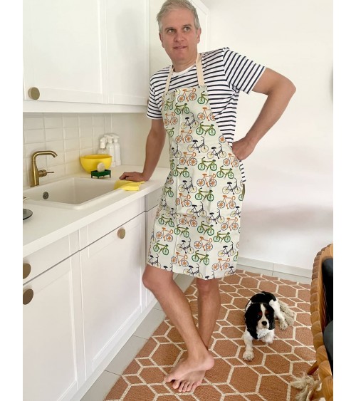 Kitchen Apron - Bicycle Plewsy kitchen cooking women funny cute bbq aprons for men