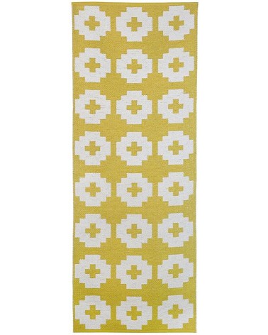 Vinyl Rug - FLOWER Sun Brita Sweden cool vinyl rugs runner for kitchen washable outdoor rugs