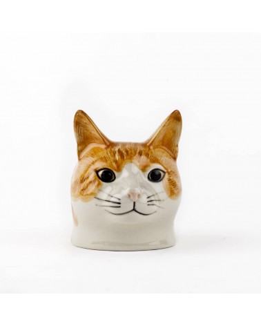 Squash - Cat Eggcup Quail Ceramics cute egg cup holder